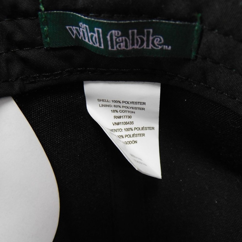 Wild Fable Women's Wild Fable OK Black Baseball Hat Adjustable Hook & Loop - Picture 10 of 10